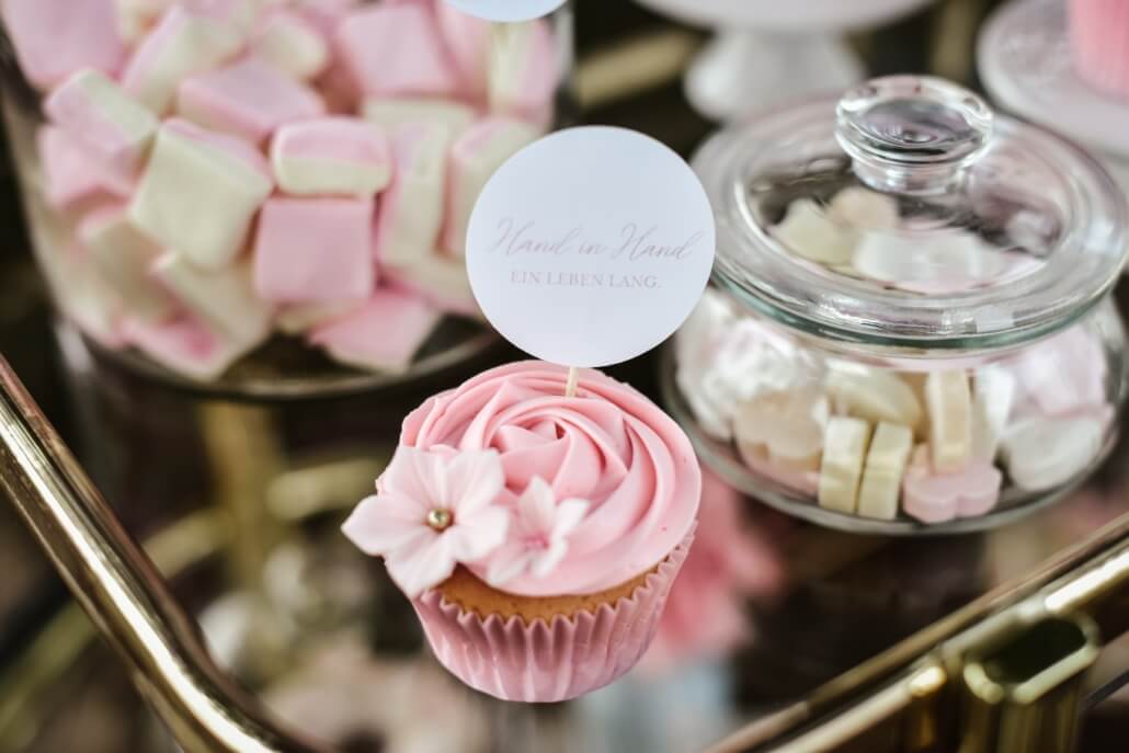 Sweet Table Rosa Cupcakes Pastell